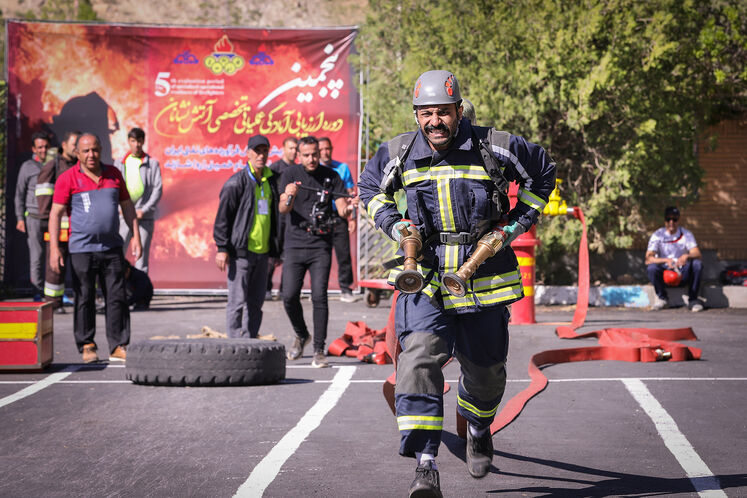 قهرمانی نفت و گاز پارس در پنجمین دوره ارزیابی آتش نشانان شرکت ملی نفت