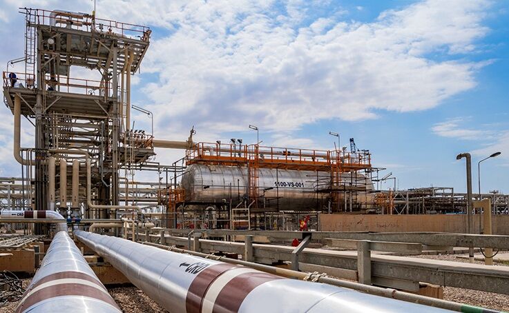 راه‌اندازی کمپرسورهای جدید میدان آذر