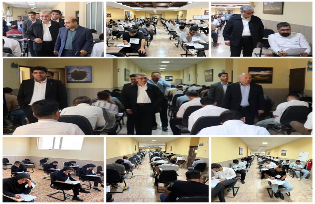 برگزاری آزمون داخلی ویژه پیمانکاران در پتروشیمی بوشهر