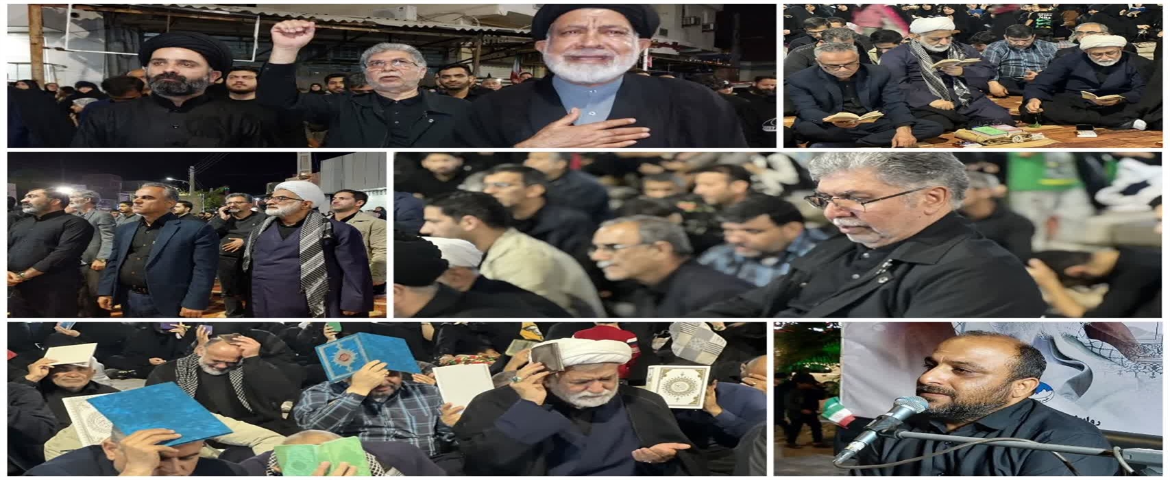 حضور مدیرعامل و کارکنان پتروشیمی بوشهر در آیین معنوی شب قدر